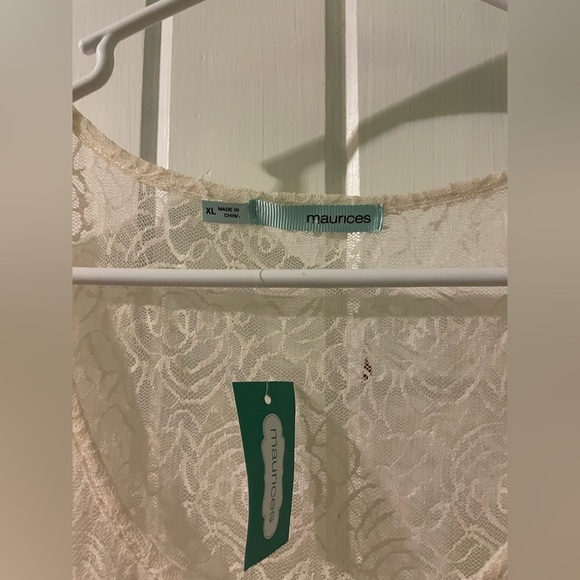 MAURICES lace sheer top X-large NWT - Picture 3 of 6